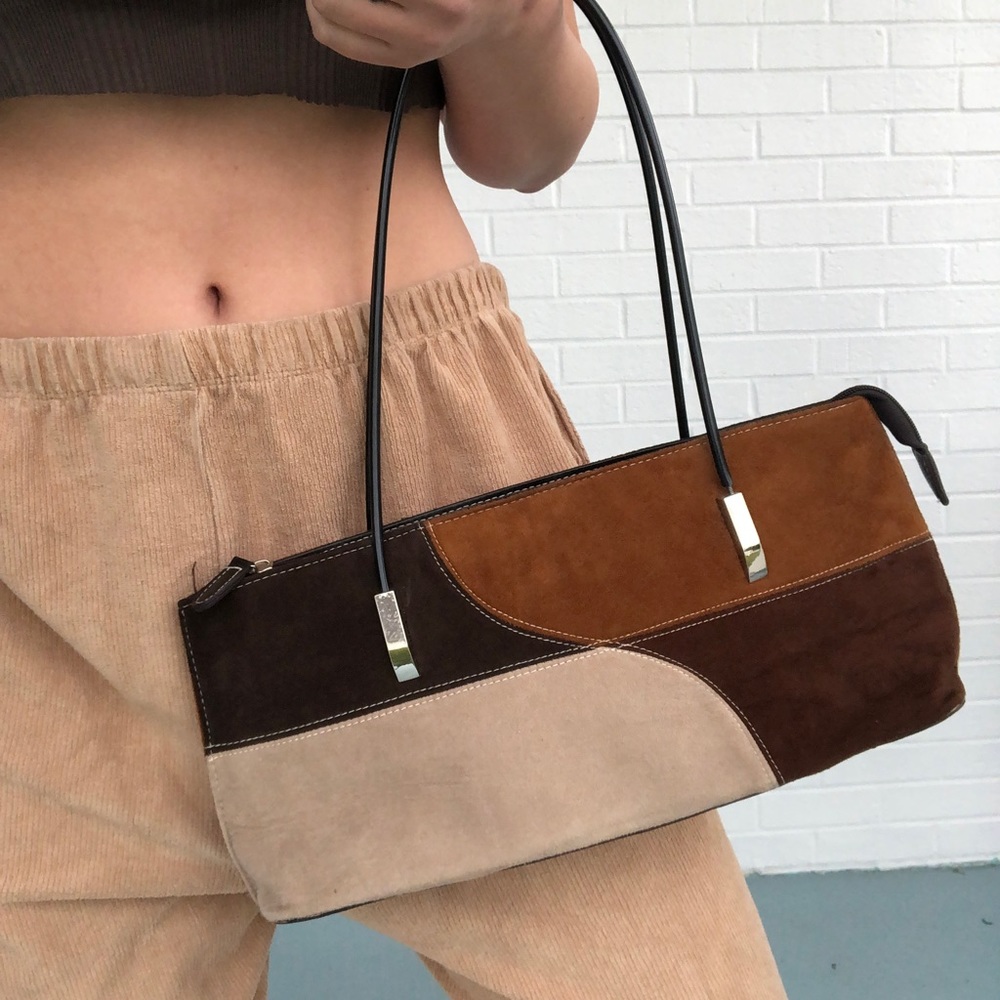 Suede purse